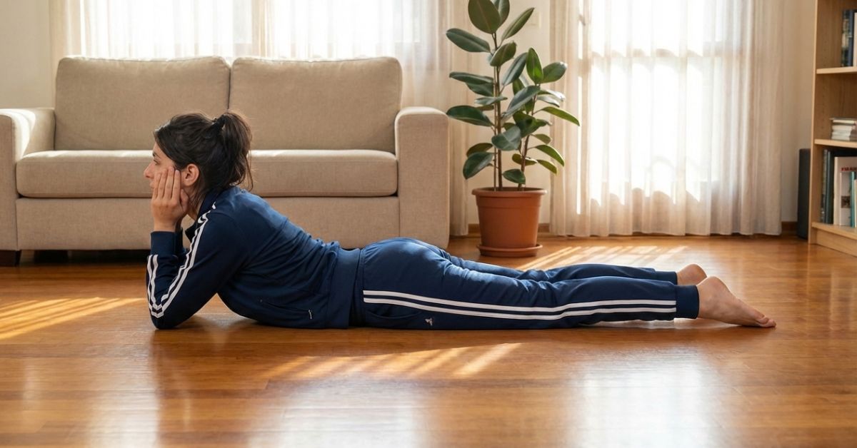 Read more about the article Makarasana (Crocodile Pose)