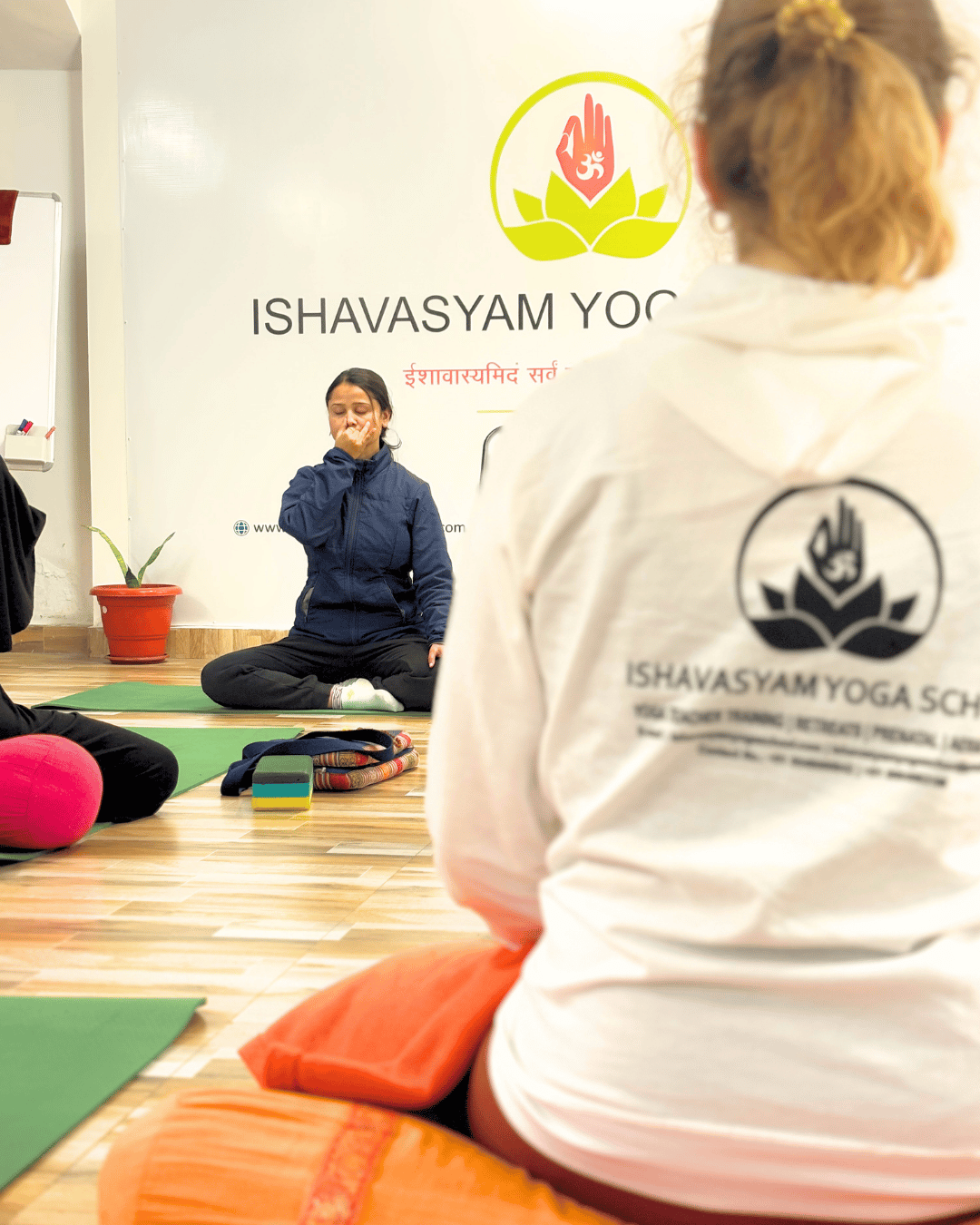 Yoga study and learning at Ishavasyam Yoga School