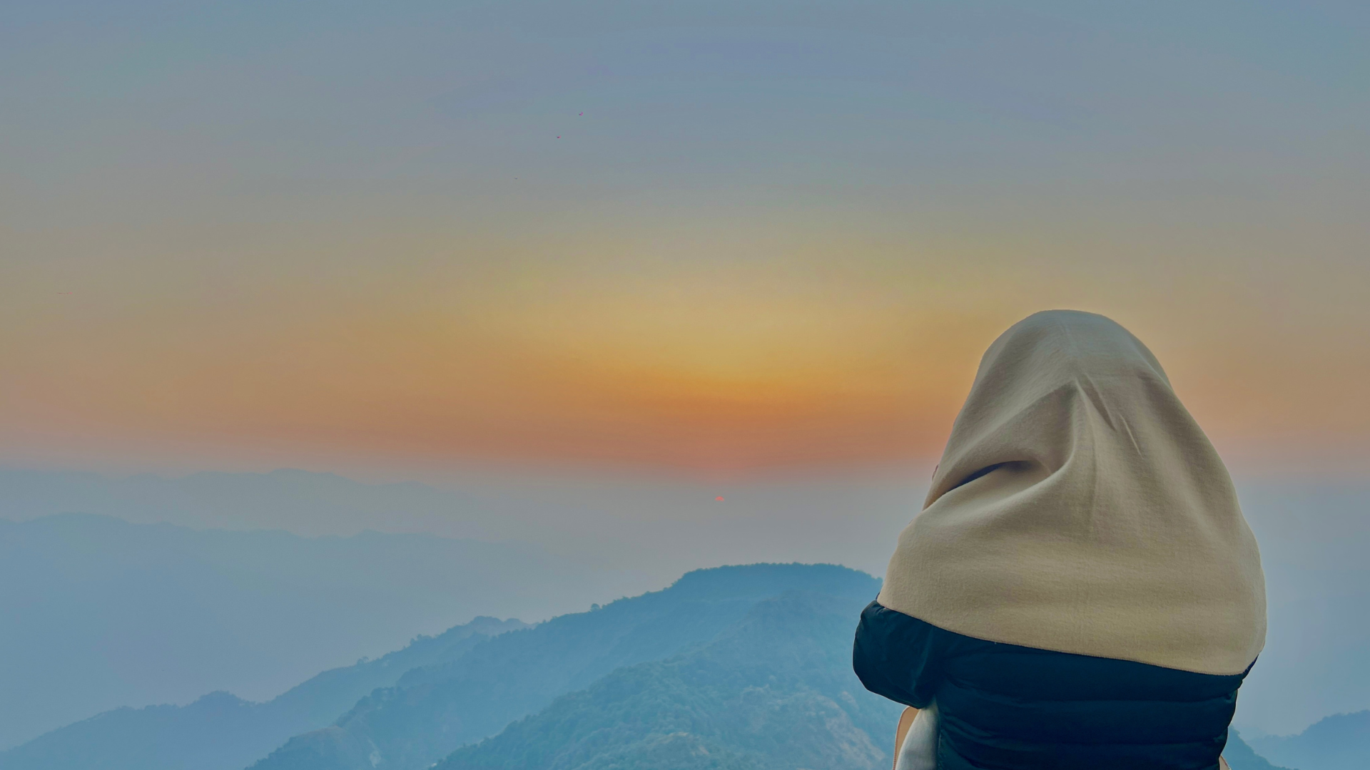 Rishikesh mountains and Ganga
