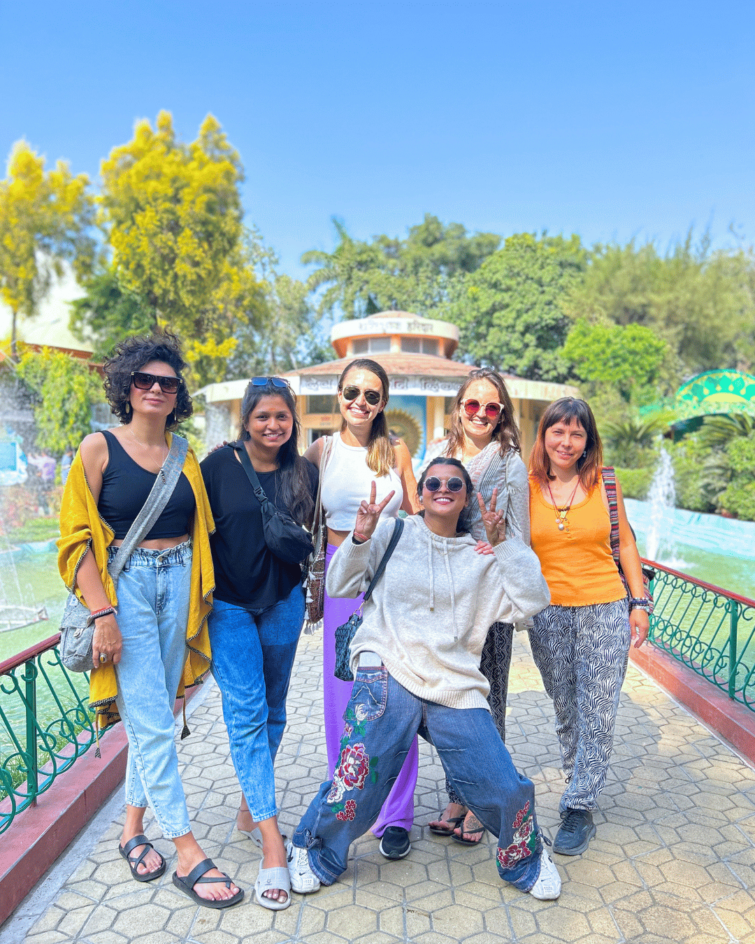 Small group yoga class at Ishavasyam Yoga School